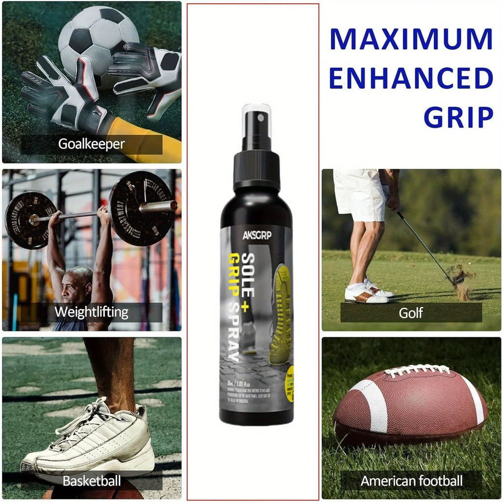 Basketball Shoe Grip Spray - Improve Sole Traction & Court Grip - Rejuvenate & Elongate Sneaker Life -for Various shoes,120ml